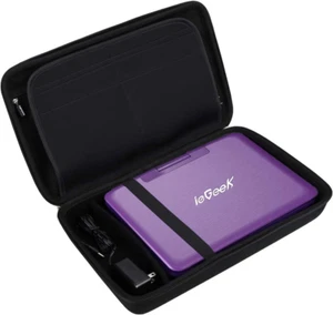 Estuche de Viaje de Almacenamiento Rígido, para Reproductor de CD de DVD Portátil Iegeek 12.5" / DR. J 12.5" - Imagen 1 de 12