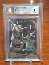 1999 Flair Showcase Legacy Collection Row 2 Wade Boggs 57/99 BGS 9 POP 1 No High