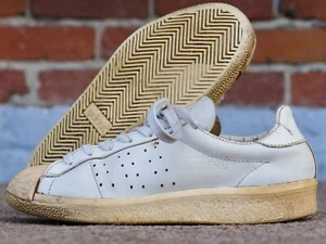 Vintage Adidas Davis Cup Tennisschuhe Gr. 4,5 - Austria Shell Toe 60er Jahre? 70er Jahre? - Bild 1 von 24