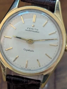 1958 ZENITH CAPTAIN CAL. 133.8 AUTOMATIC MENS VINTAGE WATCH SWISS MADE - Picture 1 of 11