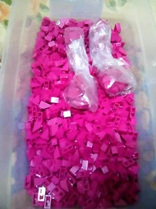 Lego Magenta Slope 45 2X1 50 Pieces Bulk Lot NEW - Picture 1 of 1