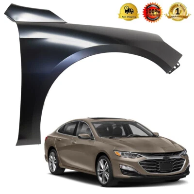 Front Passenger Side Fender For 2016-2022 Chevrolet Malibu Primed Exact Fit - Image 1 of 4