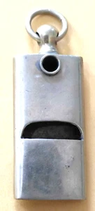 VINTAGE Herm Sprenger scout Flat Twin Tone Whistle 6.25 cm with hook - Picture 1 of 5