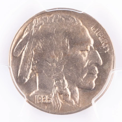 1935 D Buffalo Nickel PCGS MS64 Certified 5c Cover