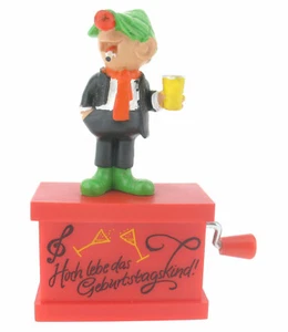 Schleich - Willi Wacker con birra su carillon - personaggio dei fumetti - compleanno - Foto 1 di 4