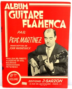 Álbum Guitare Flamenca de Pepe Martínez Vol II Partituras Libro 1959 - Imagen 1 de 8