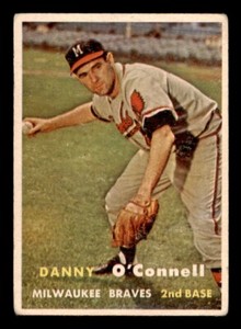 1957 Topps Baseball #271 Danny O'Connell VG *f1