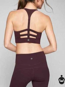 ATHLETA Be Bold Bralette, NWT, Medium, Cassis, Studio/Barre - Picture 1 of 3