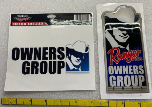 Ranger Boats•Owners Group•Stickers•Lot Of 2•