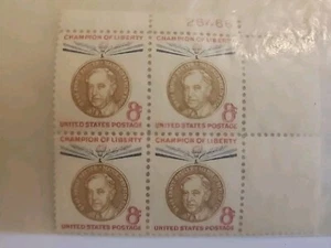 #1137 Ernst Reuter Plate Block MNH free shipping! - Picture 1 of 1