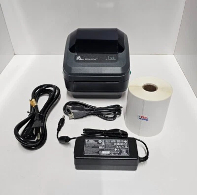Zebra GX430D  Direct Thermal Label Amazon Printer 300 DPI GX43-202510-00DM - Image 1 of 4
