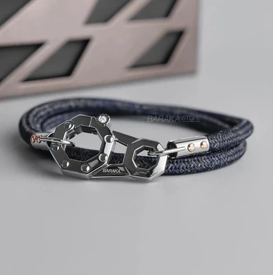 BARAKA Men's BR271011ROAD190002 8848 Collection Gold Diamonds Bracelet - Image 1 of 4