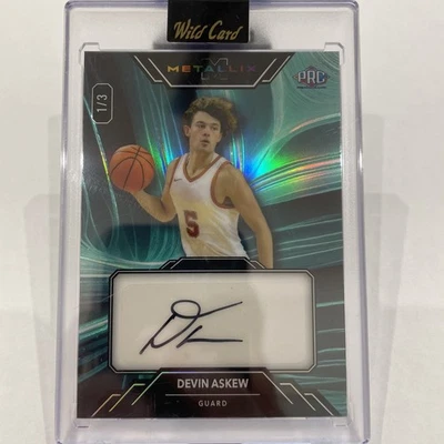 2024 Wild Card Metallix Devin Askew PRC 1/3 Auto - Image 1 of 2