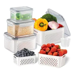 sbox-Set Frischer Behälter für den Kühlschrank Gemüse Obst - Bild 1 von 16