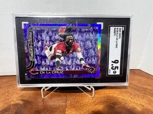 2025 TOPPS PURPLE EASTER BUNNY RABBIT FOIL ELLY DE LA CRUZ-Graded 9.5 Mt+ - Picture 1 of 5
