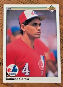 DAMASO GARCIA Montreal Expos 1990 Upper Deck Baseball Card #649 Mint - Picture 1 of 2