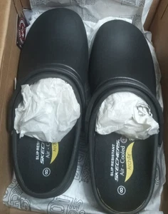 Skechers Damen Arch Fit Riverbound Pasay Sr Clog schwarz Gesundheitswesen - Bild 1 von 5