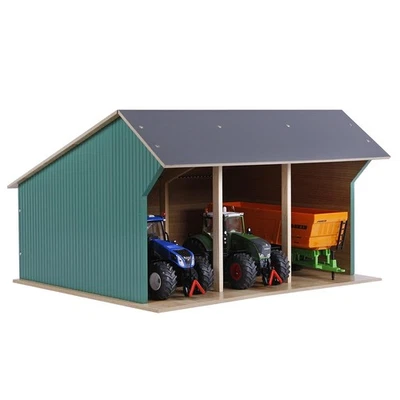 1/32 Large Farm Machinery 3 Bay Shed With High Roof 610193 - Image 1 of 3
