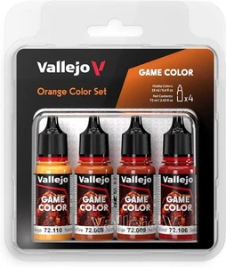 (VAL72381) - AV Vallejo Game Color Set - Orange Colors (x4) - Photo 1/1