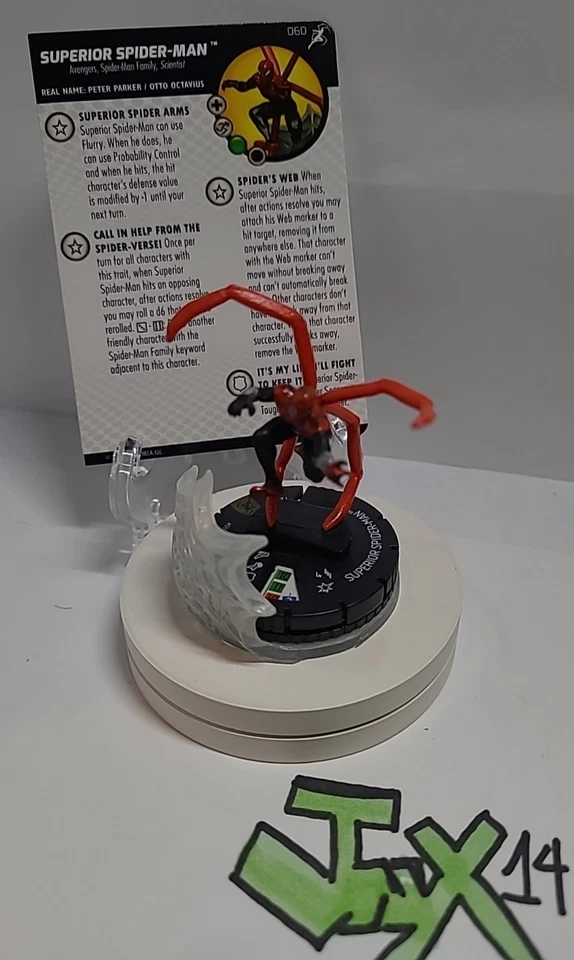 Marvel Heroclix Superior Enemigos de Spider-Man SUPERIOR SPIDER-MAN 060 Súper Raro Foto 1 de 1