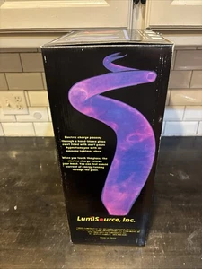 New Lumisource Electra Sculptured Plasma Light Electricity Lightning Blue & Red - Picture 1 of 8