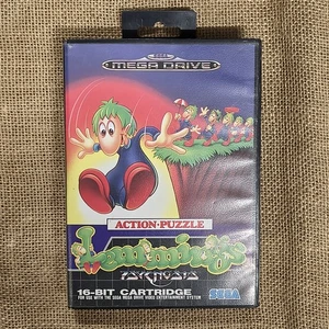 Lemmings Sega Mega Drive Gioco 1992 Sega Vintage Retro Gaming Completo - Foto 1 di 5