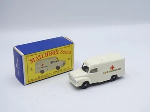 Matchbox Lesney 14 c Bedford Lomas Ambulance Near Mint & Boxed BPW - Picture 1 of 10