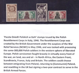 ITALY 1946 Polish Resettlement Corps in Italy POCZTA OSIEDLI POLSKICH W ITALII - Picture 1 of 1