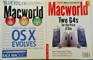 Macworld magazines,1999-2002, $3 per issue, computer IT Apple, volume discounts