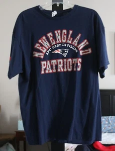 T- Shirt - N.E. Patriots - Extra Large - Blue - Picture 1 of 3