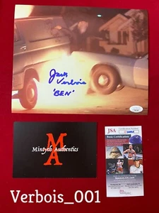 ¡FOTO FIRMADA POR JACK VERBOIS 8X10 AUTOGRAFIADA! ¡HALLOWEEN! ¡BEN TRAMER! ¡Certificado de autenticidad JSA! - Imagen 1 de 1