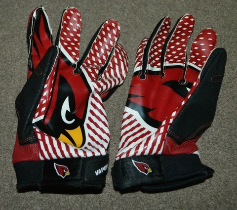 Arizona Cardinals Nike Vapor Jet NFL Football Gloves Medium Cover