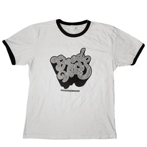 Good Vibes - Large - Next Level Ringer T-Shirt - LE Pool Tradeshow - Picture 1 of 7