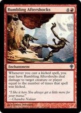 MTG magic cards 4x x4 NM-Mint, English Rumbling Aftershocks Worldwake