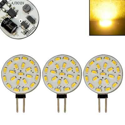3x G4 1,4 Watt dimmbar 12V AC/DC warmweiß 120° LED Leuchtmittel Halogenersatz - Bild 1 von 4
