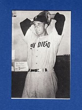 1957-58 PCL Popcorn: #93 DICK BRODOWSKI, San Diego Padres (ca.1974 Ed Broder)