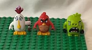 Lego Angry Birds Minifigure Lot of 3 Piggy Red Matilda Minifigs - Picture 1 of 4