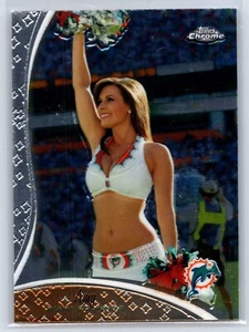 2009 Topps Chrome #TCC10 Amy Cheerleaders Miami Dolphins - Picture 1 of 2