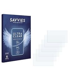 Savvies 6x Folie für Cowon V5 Schutzfolie Displayschutz Display Schutz Klar
