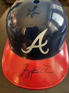 Terry Pendleton Signed Atlanta Braves Souvenir MLB Baseball Batting Helmet w/COA - Picture 1 of 7