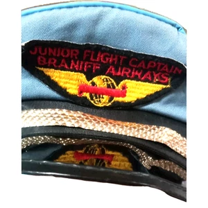 Vintage Braniff Airways Junior Flight Captains Hat1950s Airline Pilot Promo Cap - Picture 1 of 7