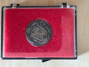 S489 - Medaille Herzogenaurach Altstadtfest 1977 mit Zertifikat und Box - Bild 1 von 6