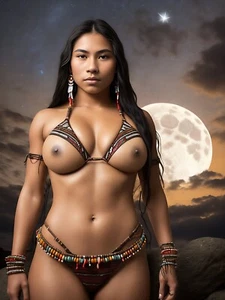 8x10 Native American Woman Art Print American Indian Model 02-1933406608 - Picture 1 of 1
