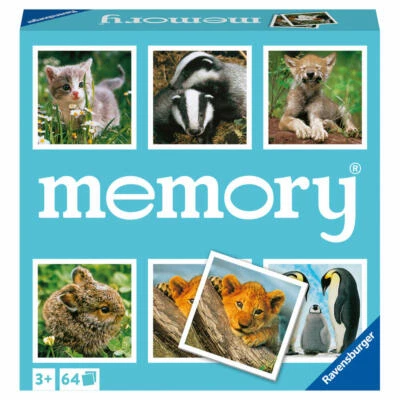 Ravensburger memory enfants animaux jeu de mémoire enfants jeu pour enfants à... - Photo 1/4