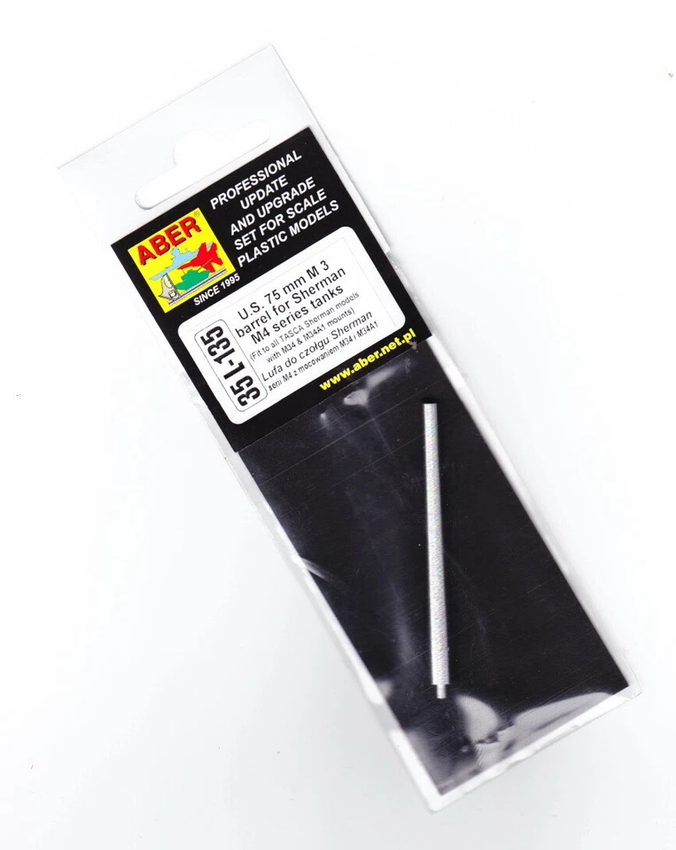 1/35 US 75mm M3 Gun Barrel for Sherman M4 Series w/M34 & M43A1 Mounts for Tasca - Image 1 of 1