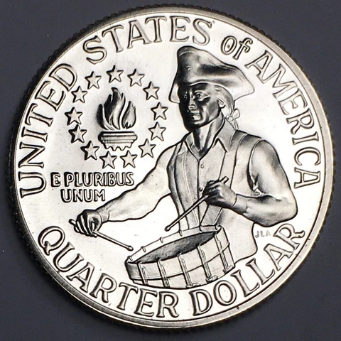 1976-S 40% Silver Proof Bicentennial Quarter - (UNC) KM#204a - WQ76SSP Cover