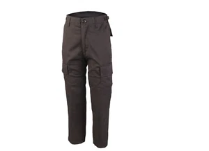 US Army BDU Style Outdoor Camping Hiking Hunting Trekking Kids Size Pants Black - Picture 1 of 3