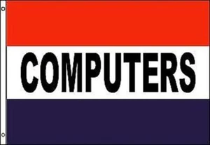 High Quality Computers' Polyester Flag Banner Sign | 3'x 5' | All Weather|Sturdy - Picture 1 of 1
