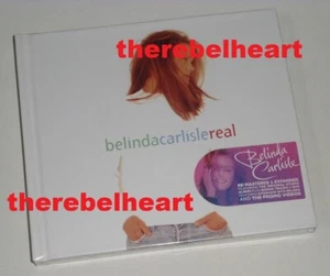 BELINDA CARLISLE Real 2 CD & DVD DELUXE EDITION Hype Sticker - SEALED - Rare - Picture 1 of 2