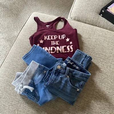 Lote de jeans súper lindos niñas talla 7/8  Foto 1 de 2